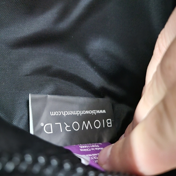 Disney Stitch Mini Backpack Bioworld Blue Handbag Purse 11"x9" Small LILO and - Picture 9 of 14